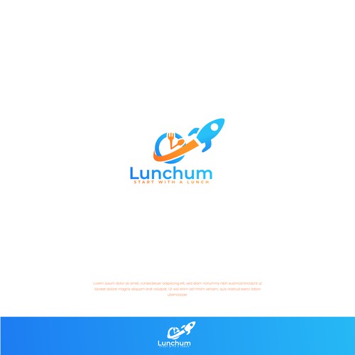 LUNCHUM LOGO CONCEPT