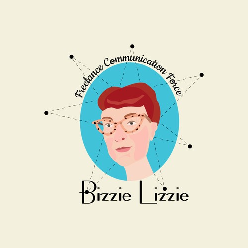 Buzzie-Lizzie: personal brand logo