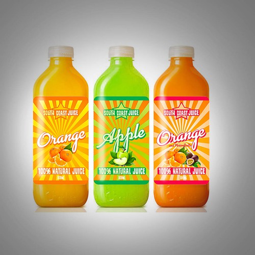 Fresh Juice Label - South coast juice
