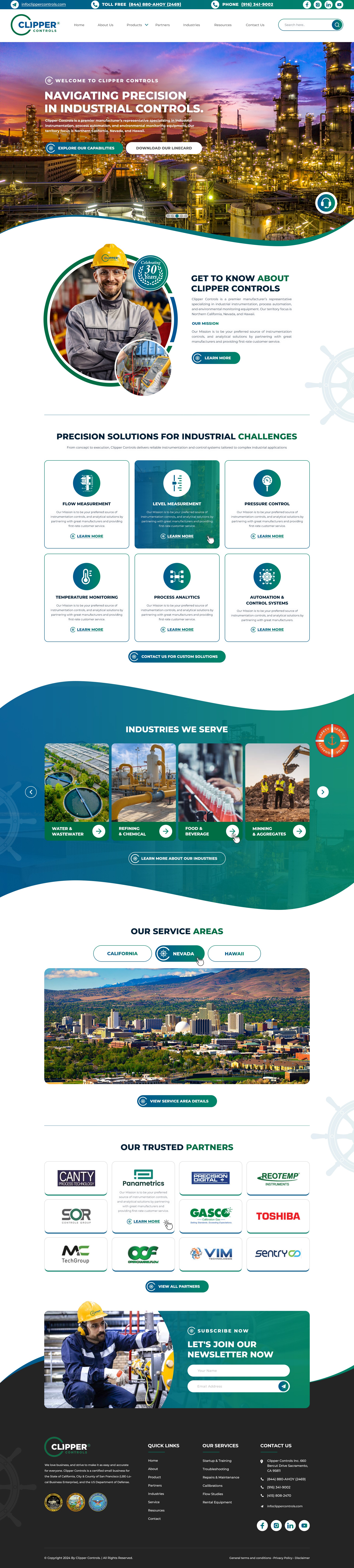 website home page graphic