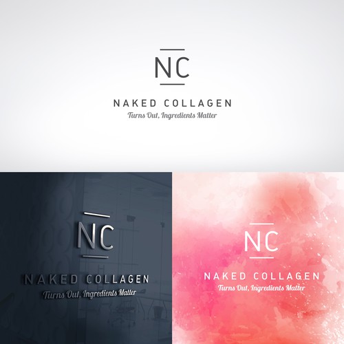 Naked Collagen, Food Supplement Logo