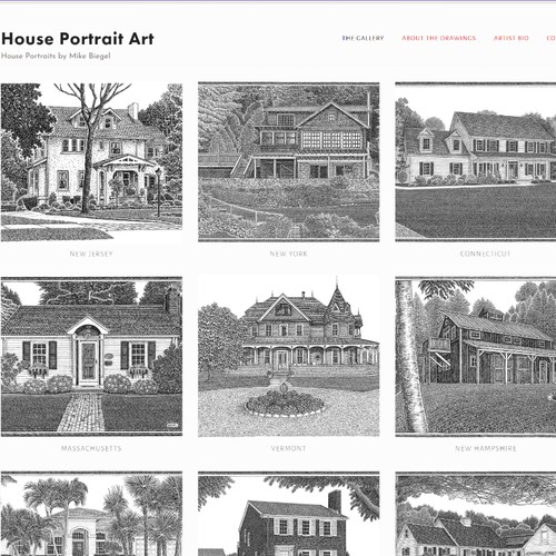 House Potrait Art