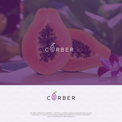 Logo for company that sells: Papaya, Mango, Banana and Jicama