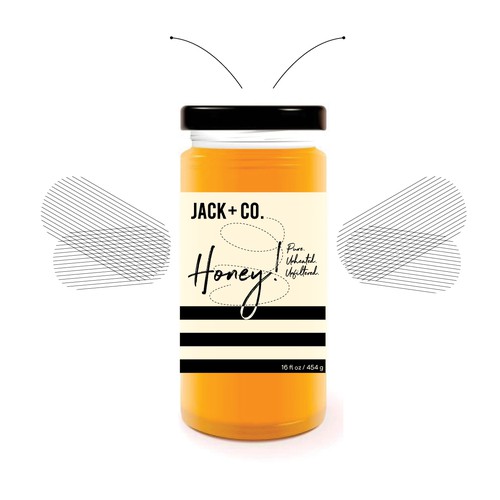 Honey Jar Needs Designed Label