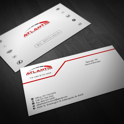 AAA rating Business Card