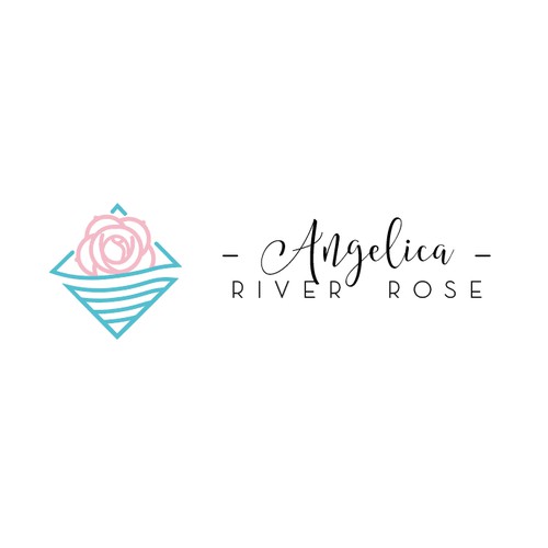 Line Logo for Angelica River Rose