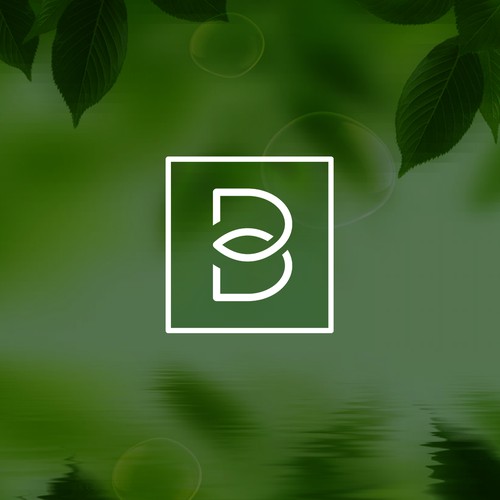 Beautiful word mark with integrated icon