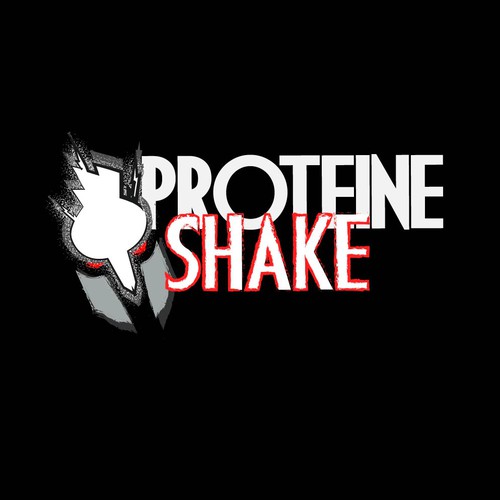  logo concept for protein drink