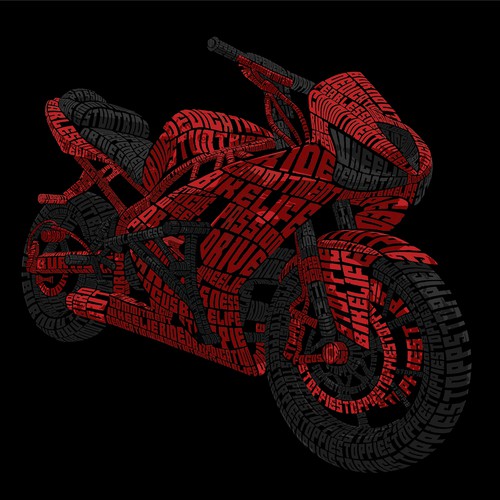 Typography Bike Logo
