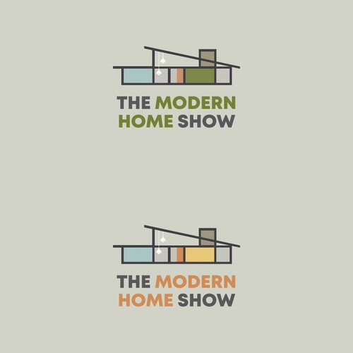 Logo concept for modern residential architecture 