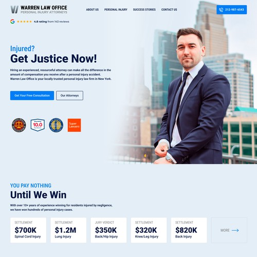 Website for Warren Law Office