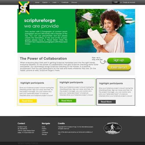 New landing page for Jamaican project