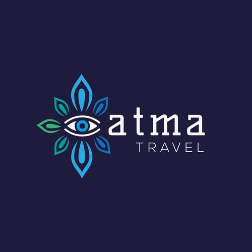 Spiritual/yoga logo for travel agent