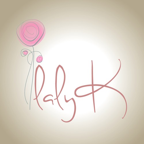 Logo for a woman's fashion brand LalyK