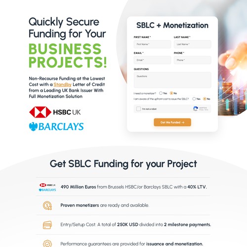 SBLC Landin Page