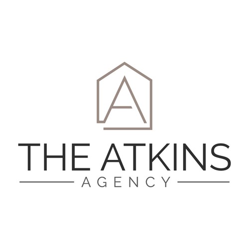 The Atkins Agency – Modern Luxury Real Estate Logo