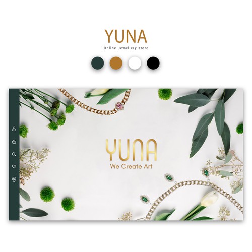Yuna's Landing Page Design
