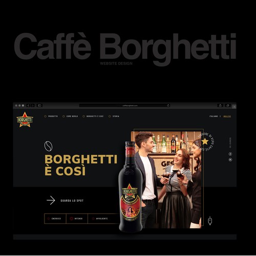 Website Design for Caffè Borghetti