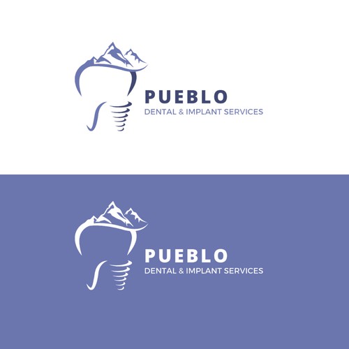 Pueblo Dental logo design