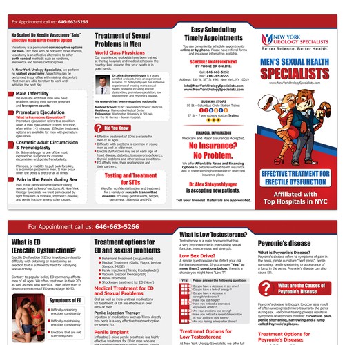 4-fold Medical Brochure 