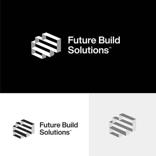 Logo concept for an eco-friendly construction company