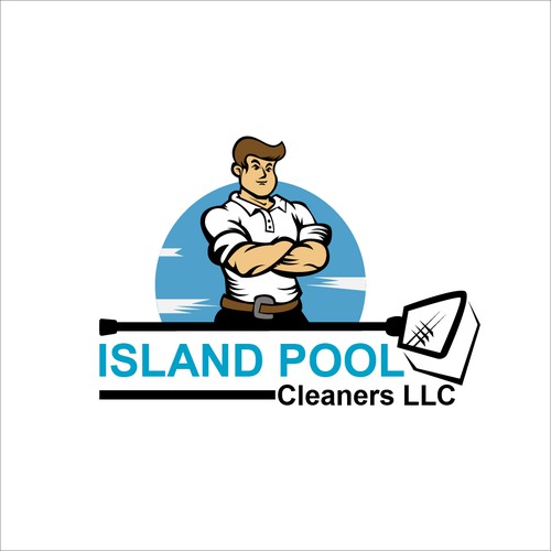 man pool cleaner