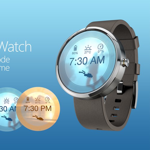 Iconic watch face design for smartwatches needed!