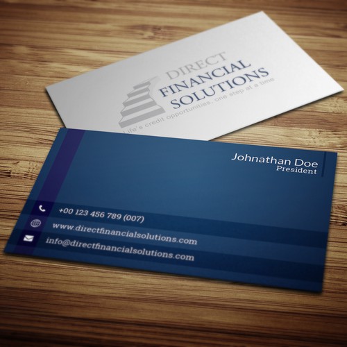 Clean and professional business card design