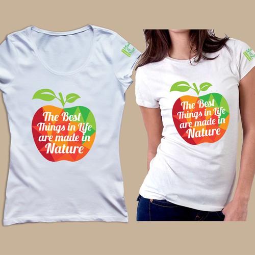 Tee Shirt for an Edgy Organic Food Company