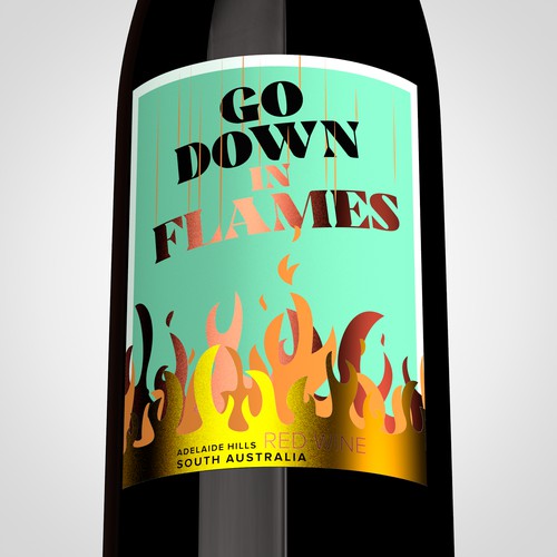 Wine label design