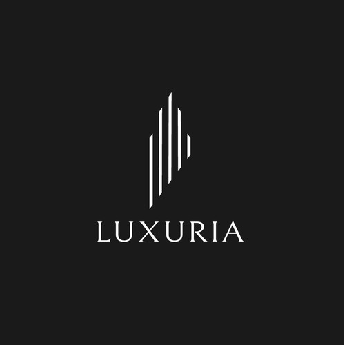logo concept for LUXURY REAL ESTATE AGENCY