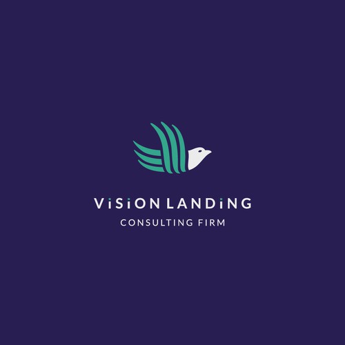 Bird logo for Vision Landing