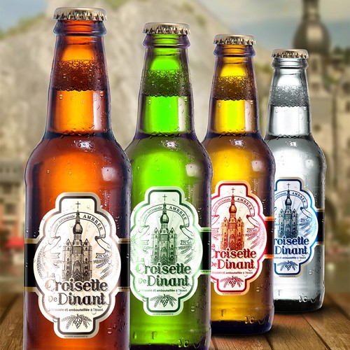 Bottle Label Design – La Croisette de Dinant
