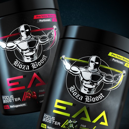 Packaging Design for Nutrition Sport Supplement