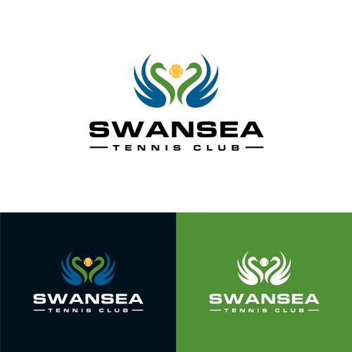 Logo design concept for Swansea Tennis Club