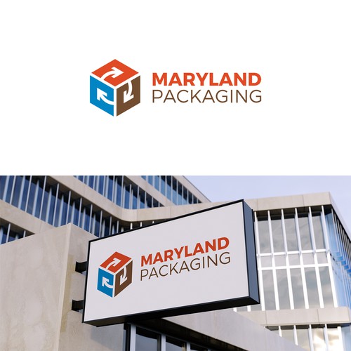 logo concept for maryland packaging