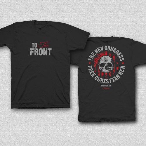 T-shirt work for Stronger Man Nation