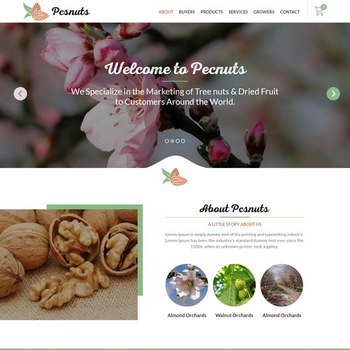 Catering website design