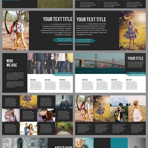 Presentation Template design to Arrow Payments