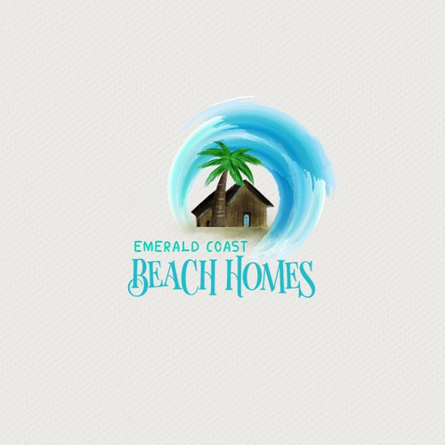 Emerald Coast Beach Homes Logo Design