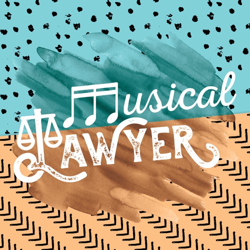Musical Lawyer Podcast Cover Design