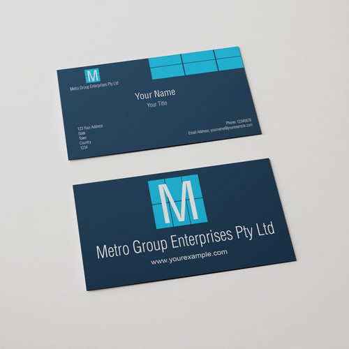 Create a winning logo design for Metro Group Enterprises Pty Ltd