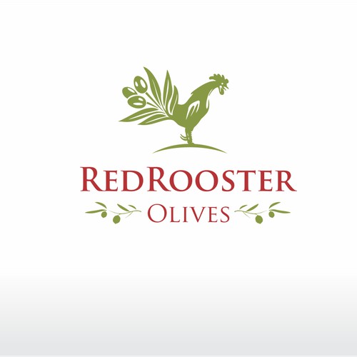 logo for Red Rooster Olives