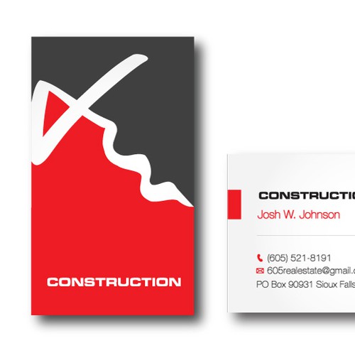 Business Card for Construction Company