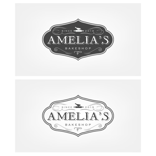 New logo and business card wanted for Amelia's bakeshop