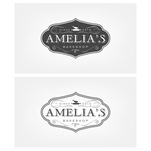 New logo and business card wanted for Amelia's bakeshop