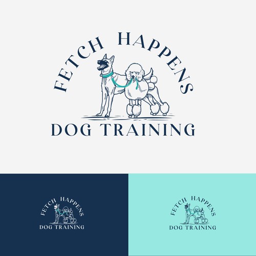 High End Dog Trainer Logo