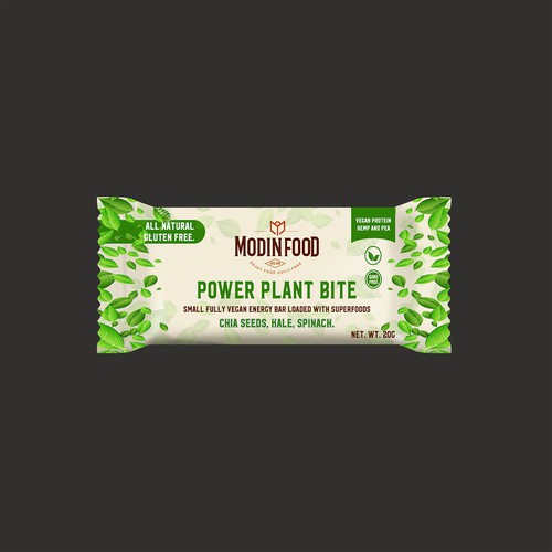 Organic Minimal design for Vegan Protein Bar