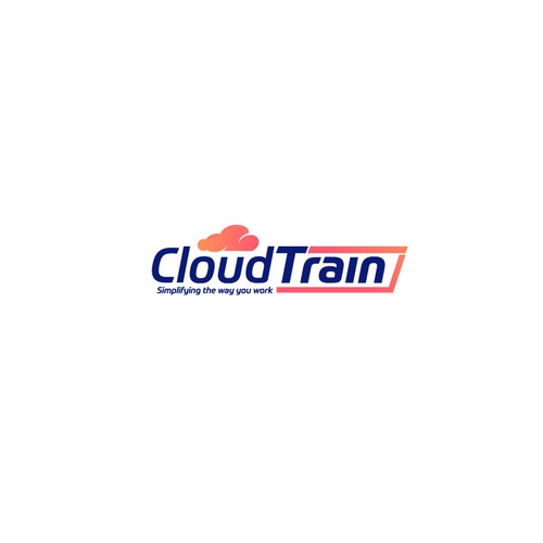 Bold logo concept for "Cloud Train"