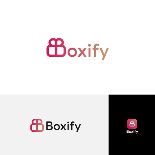 Fun Logo for a Gift Greeting Box Startup